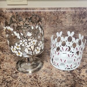 2 Bath And Body Works Candle Holders
